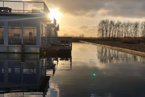 Op het water vergaderen